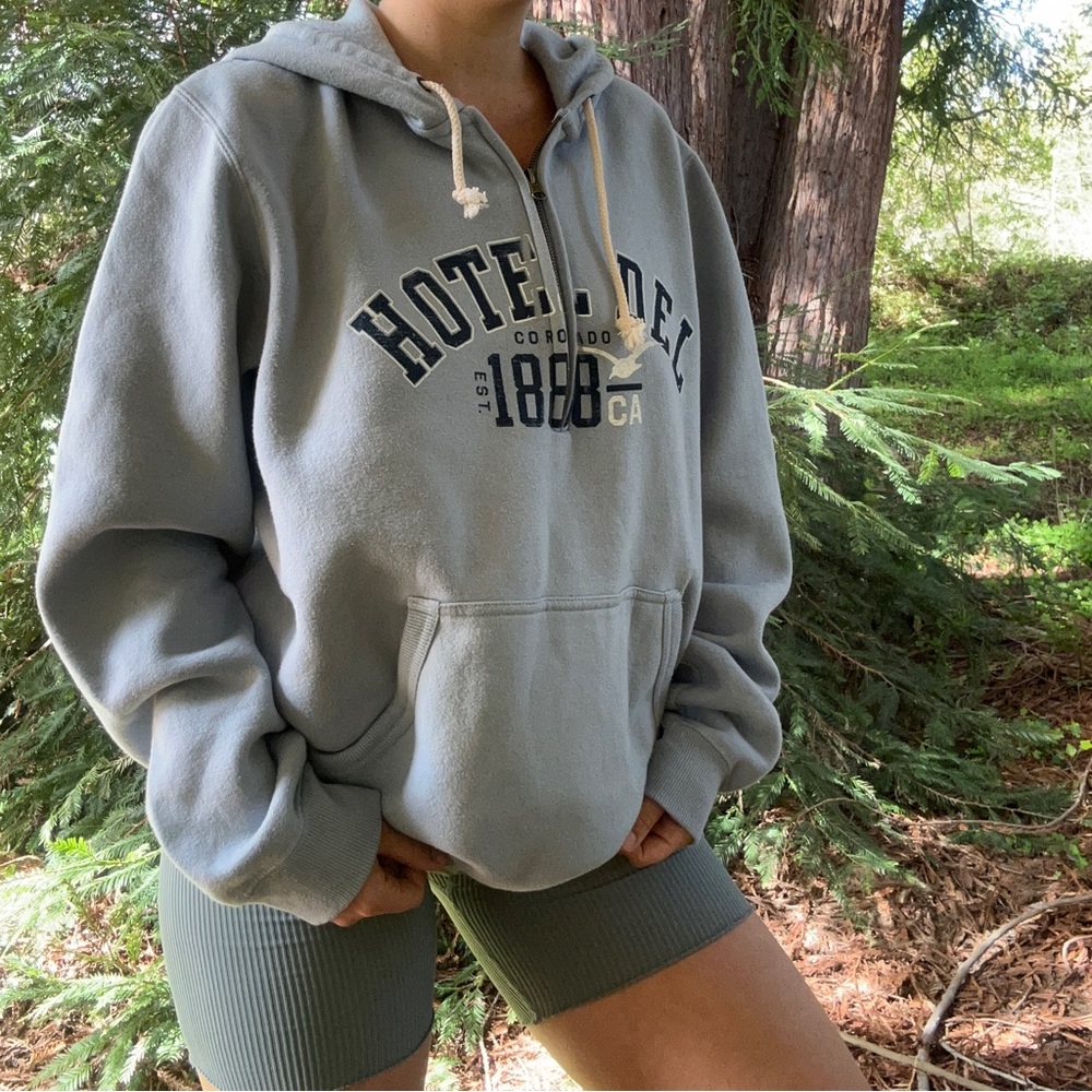 Hotel del half zip hoodie